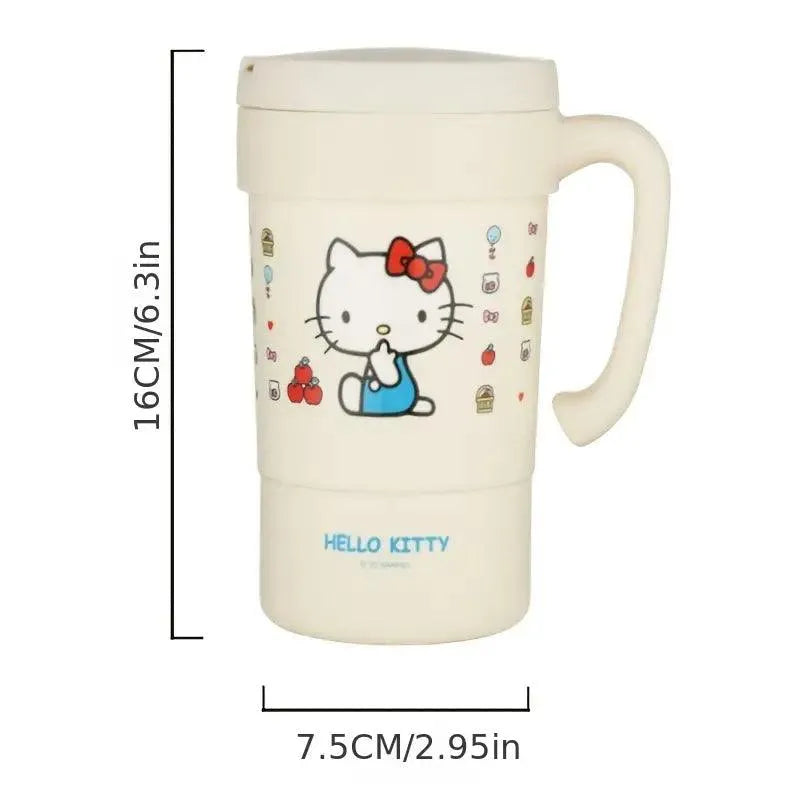 Hello Kitty Insulated Thermos With Straw (580 ml) - Bear Hugs