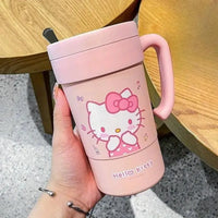 Hello Kitty Insulated Thermos With Straw (580 ml) - Bear Hugs