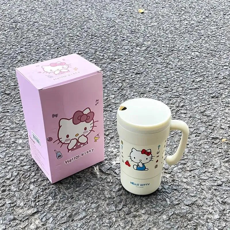 Hello Kitty Insulated Thermos With Straw (580 ml) - Bear Hugs