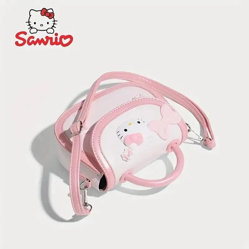 Hello Kitty Pink and White Saddle Bag - Bear Hugs