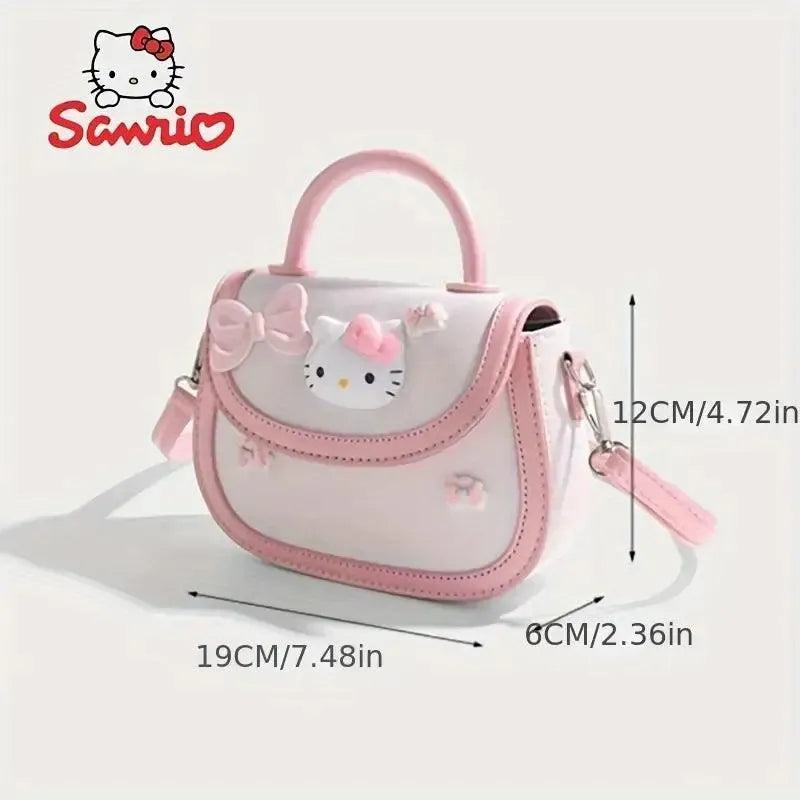 Hello Kitty Pink and White Saddle Bag - Bear Hugs