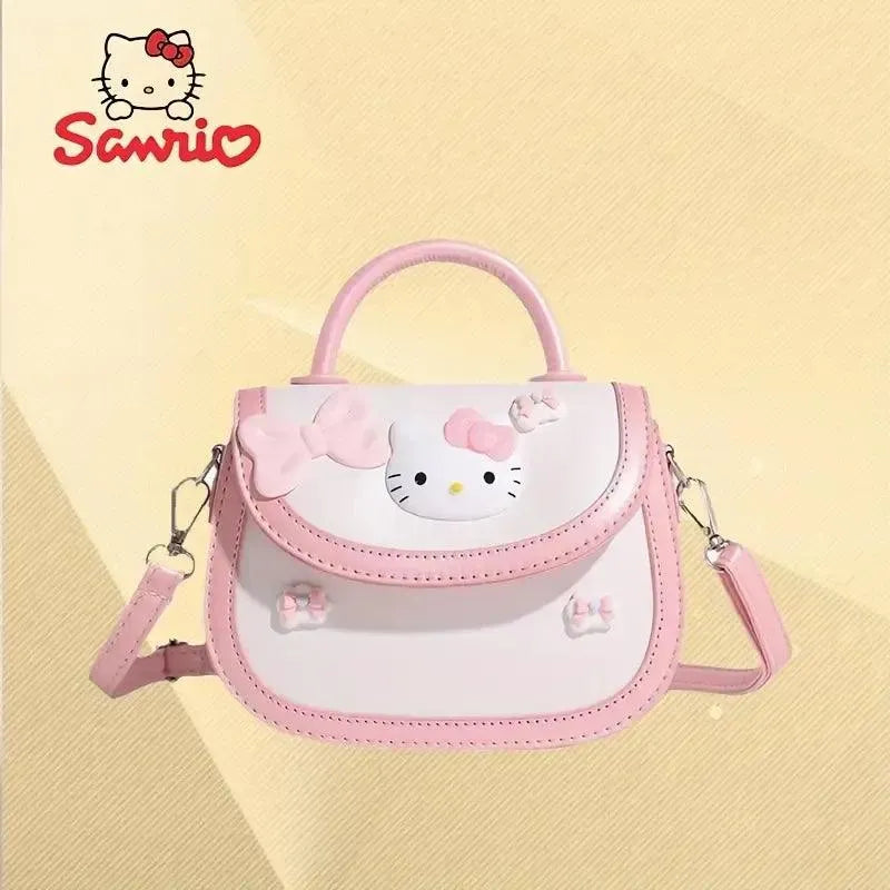 Hello Kitty Pink and White Saddle Bag - Bear Hugs