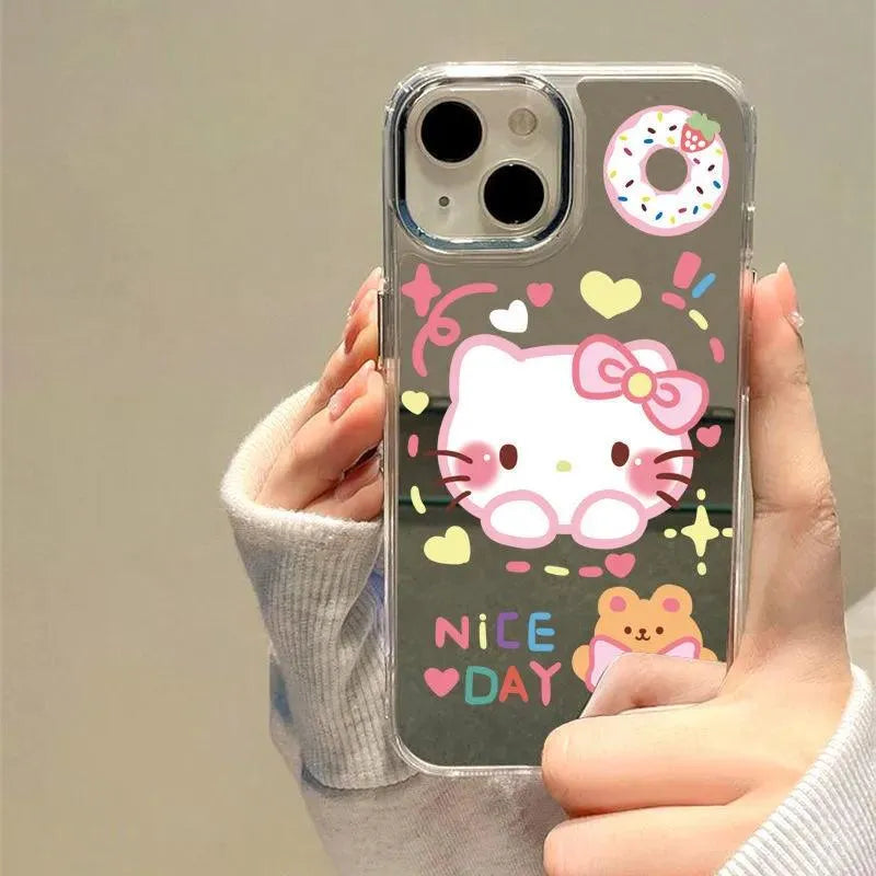 Hello Kitty Pochacco Mirror Case (For iPhones) - Bear Hugs