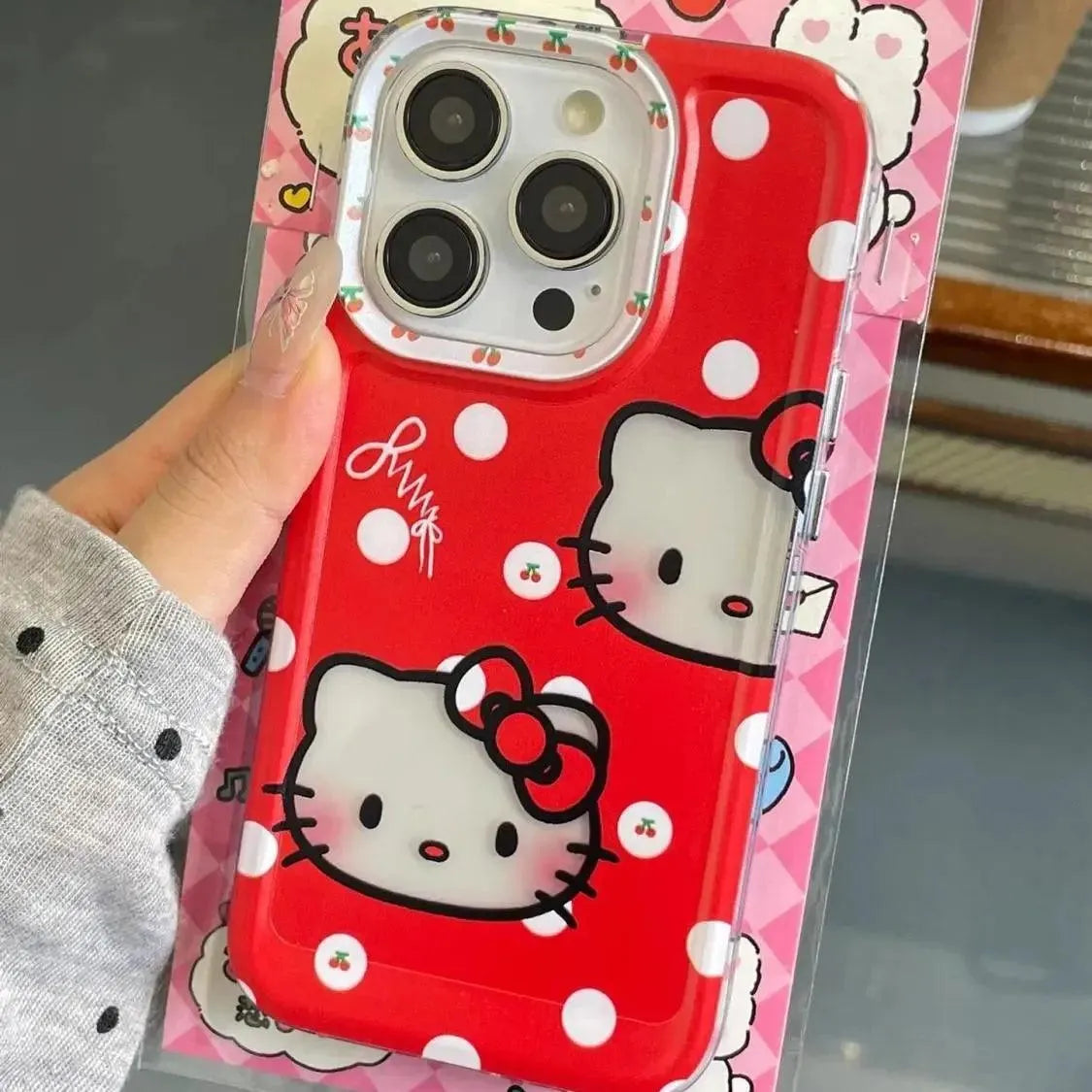 Hello Kitty Polka Dot Phone Case (For iPhones) - Bear Hugs