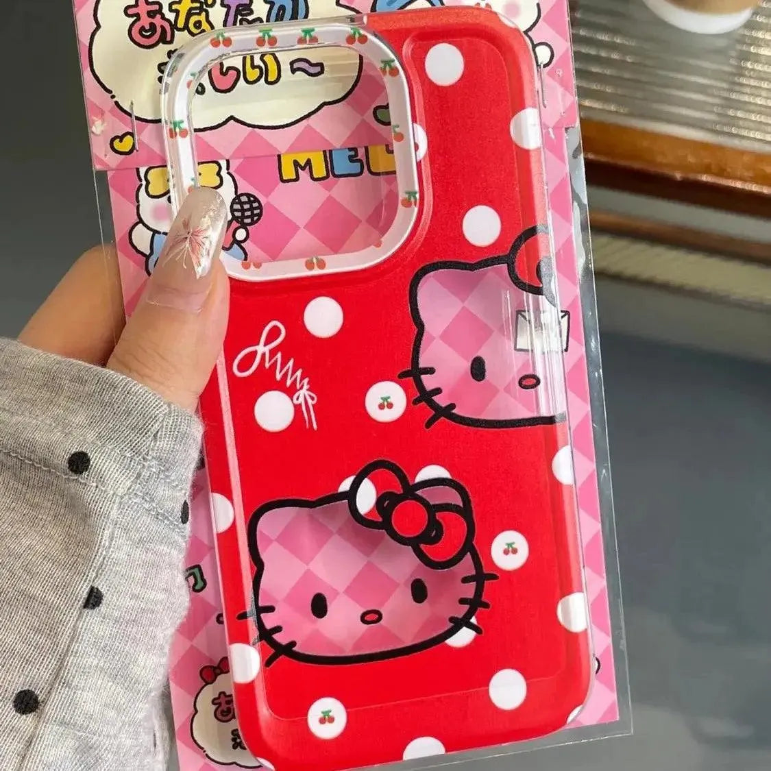 Hello Kitty Polka Dot Phone Case (For iPhones) - Bear Hugs