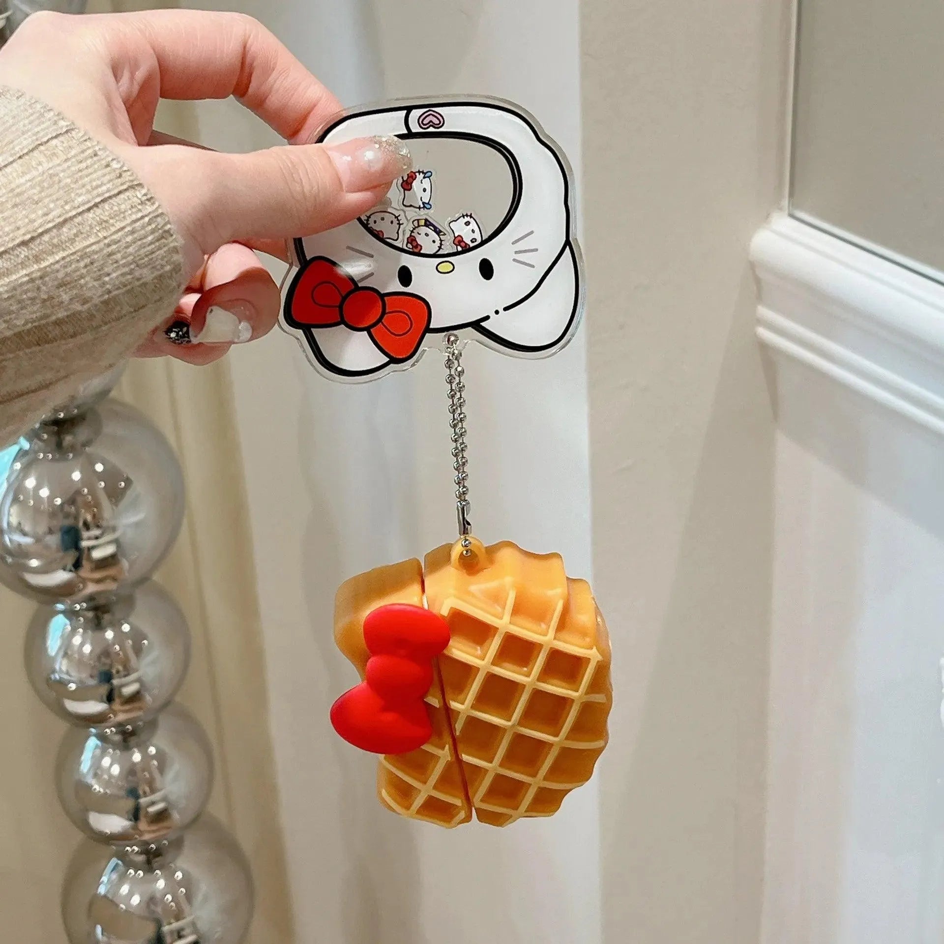 Hello Kitty Waffle Protective Case (For Airpods) - Bear Hugs