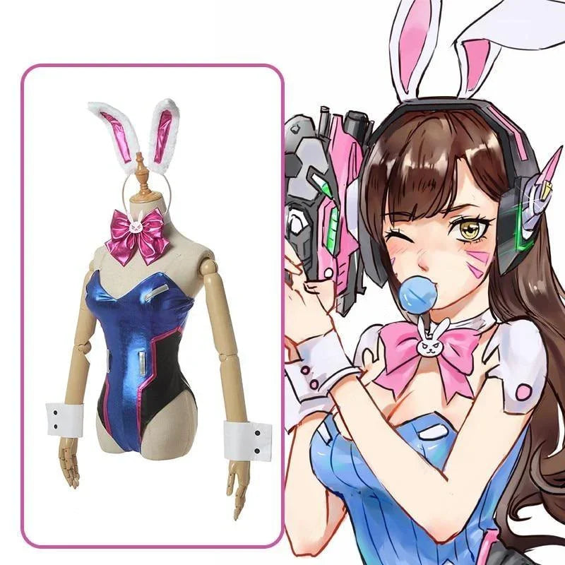 Holographic D.VA Cosplay Set - Bear Hugs