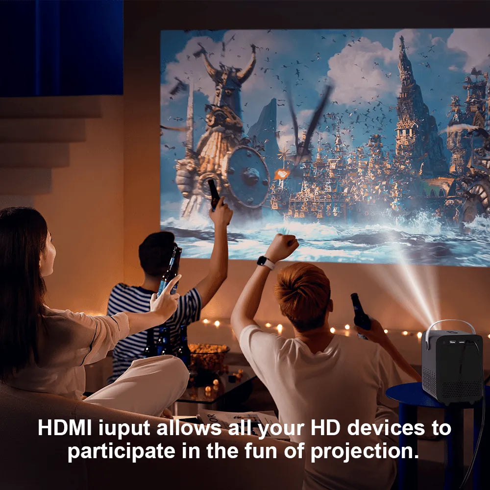 Hongtop Smart 4K Projector - Bear Hugs