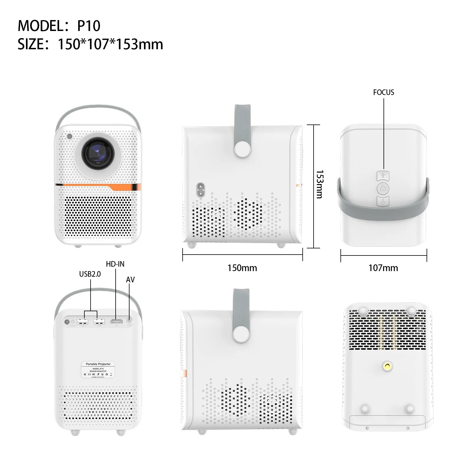 Hongtop Smart 4K Projector - Bear Hugs