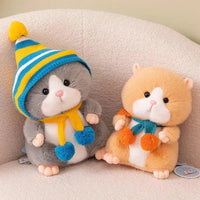 Hoodie Golden Hamster Plushie - Bear Hugs