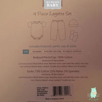 Hudson Baby 4 Piece Layette Set - Bear Hugs