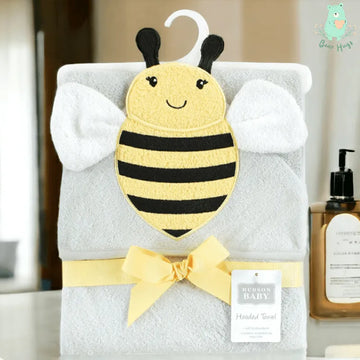 Hudson Baby Hooded Towel | Honey Bee - Bear Hugs