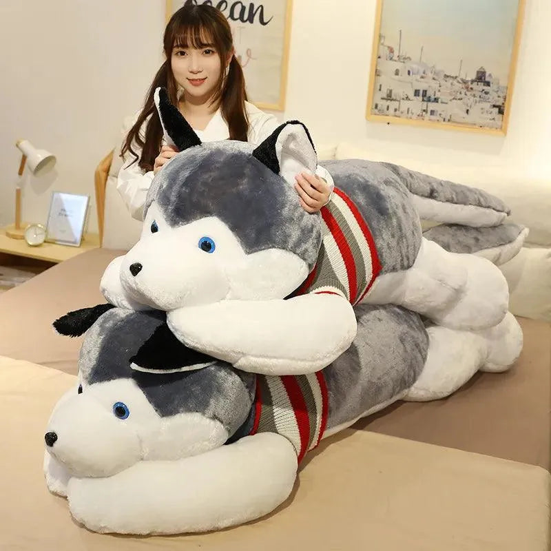 Huge Husky Dog Soft Plush - Bear Hugs