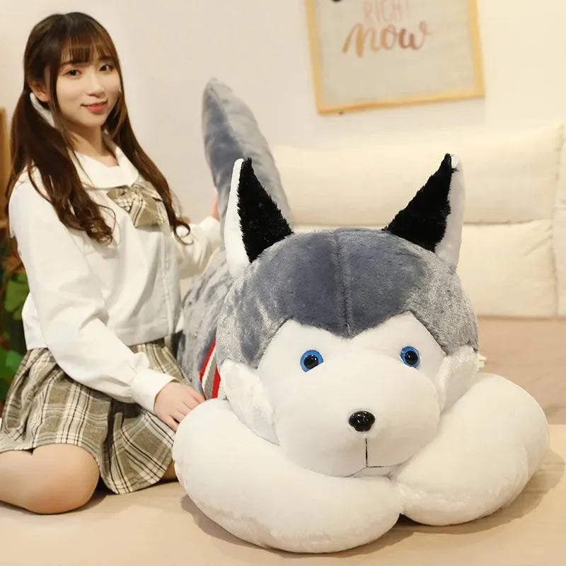 Huge Husky Dog Soft Plush - Bear Hugs