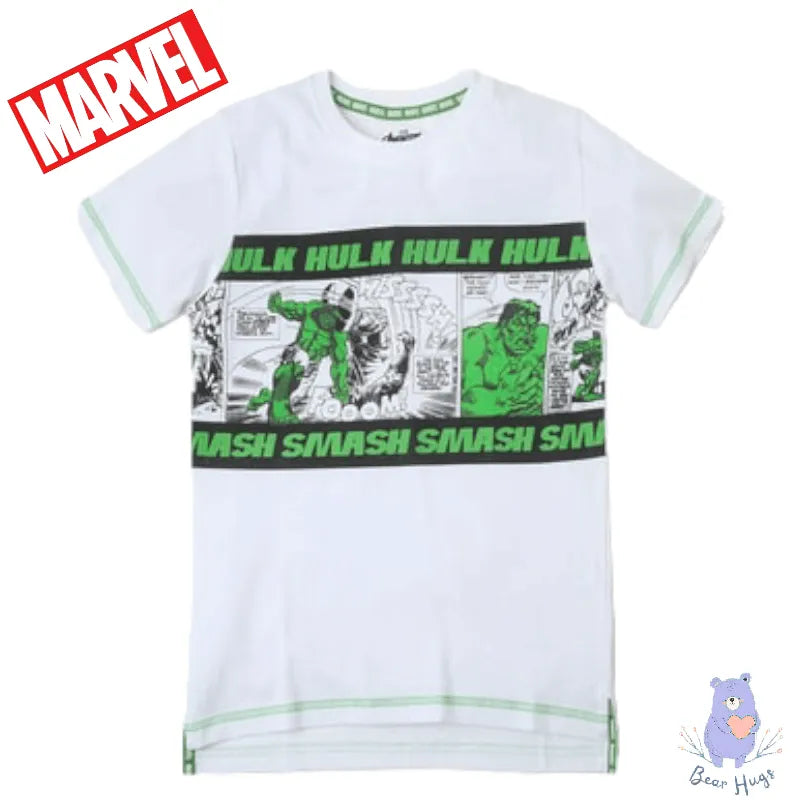 Hulk Print Round-Neck T-shirt - Bear Hugs