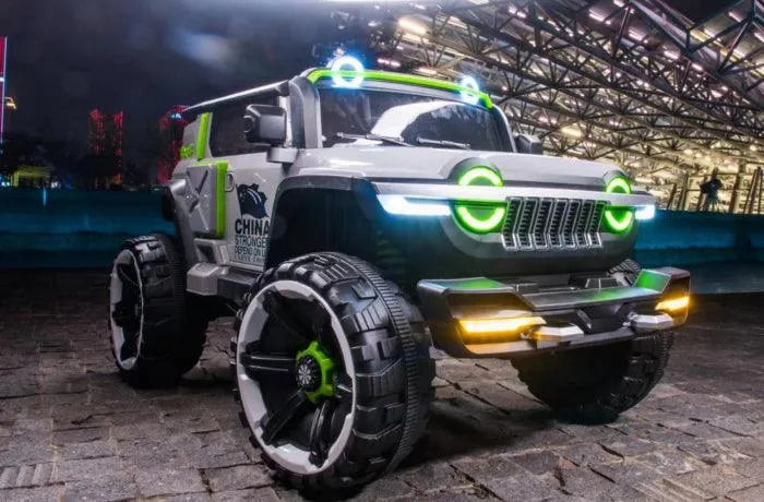 Hulk Two-Seater Electric Kids SUV - Bear Hugs