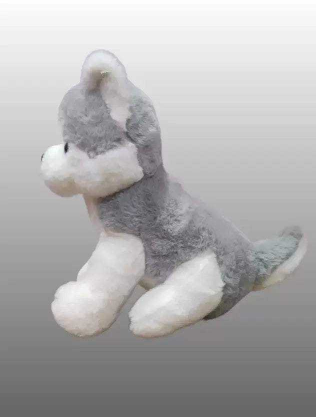 Soft Husky Dog Plushie (35 cm)