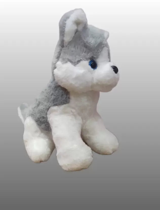 Soft Husky Dog Plushie (35 cm)