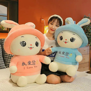 I Love You Rabbit Plushie - Bear Hugs