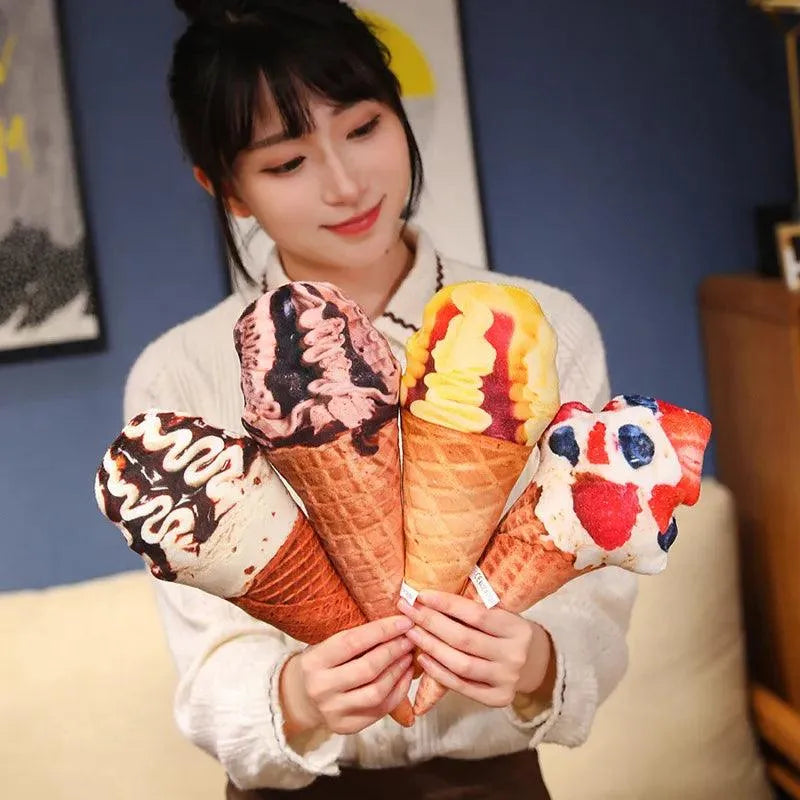 Ice-cream Cone Plushie - Bear Hugs