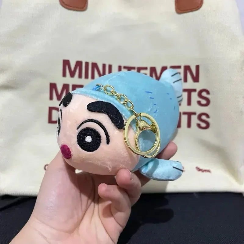 Shinchan Fin-tastic Friends Plush Keychain