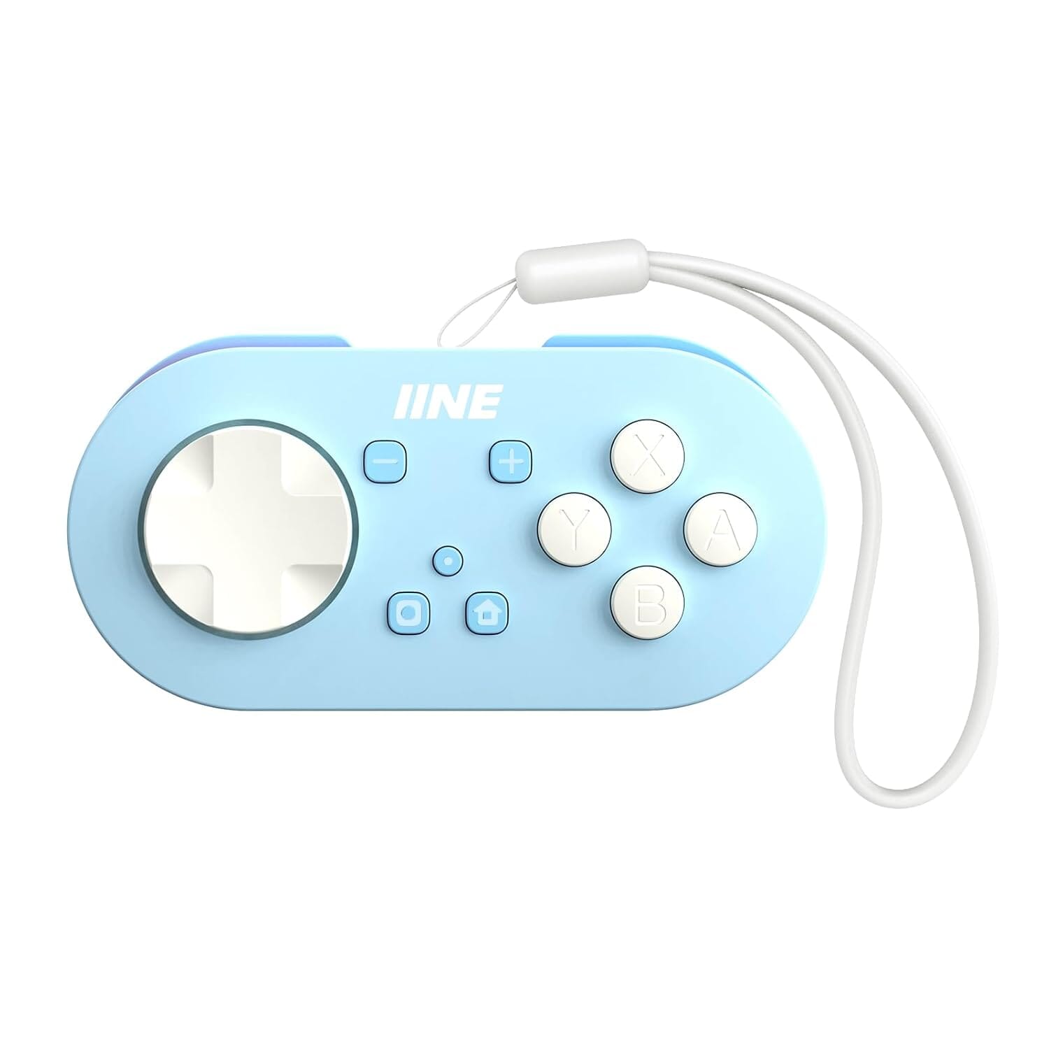 IINE Micro Bluetooth Controller, Pocket-sized Mini Gamepad for Switch/PC/Android/IOS, Pocket Game Controller with Auto-Fire Function/RGB Light/Keychain/Keyboard Mode - Bear Hugs