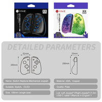 IINE Neptune Switch Controller, ALPS Joysticks Wireless Controller for Switch/Lite/OLED, Switch Gamepad Controller With Turbo/Macro/Wake-up/Screenshot/Dual Vibration/Motion/RGB Lights - Bear Hugs