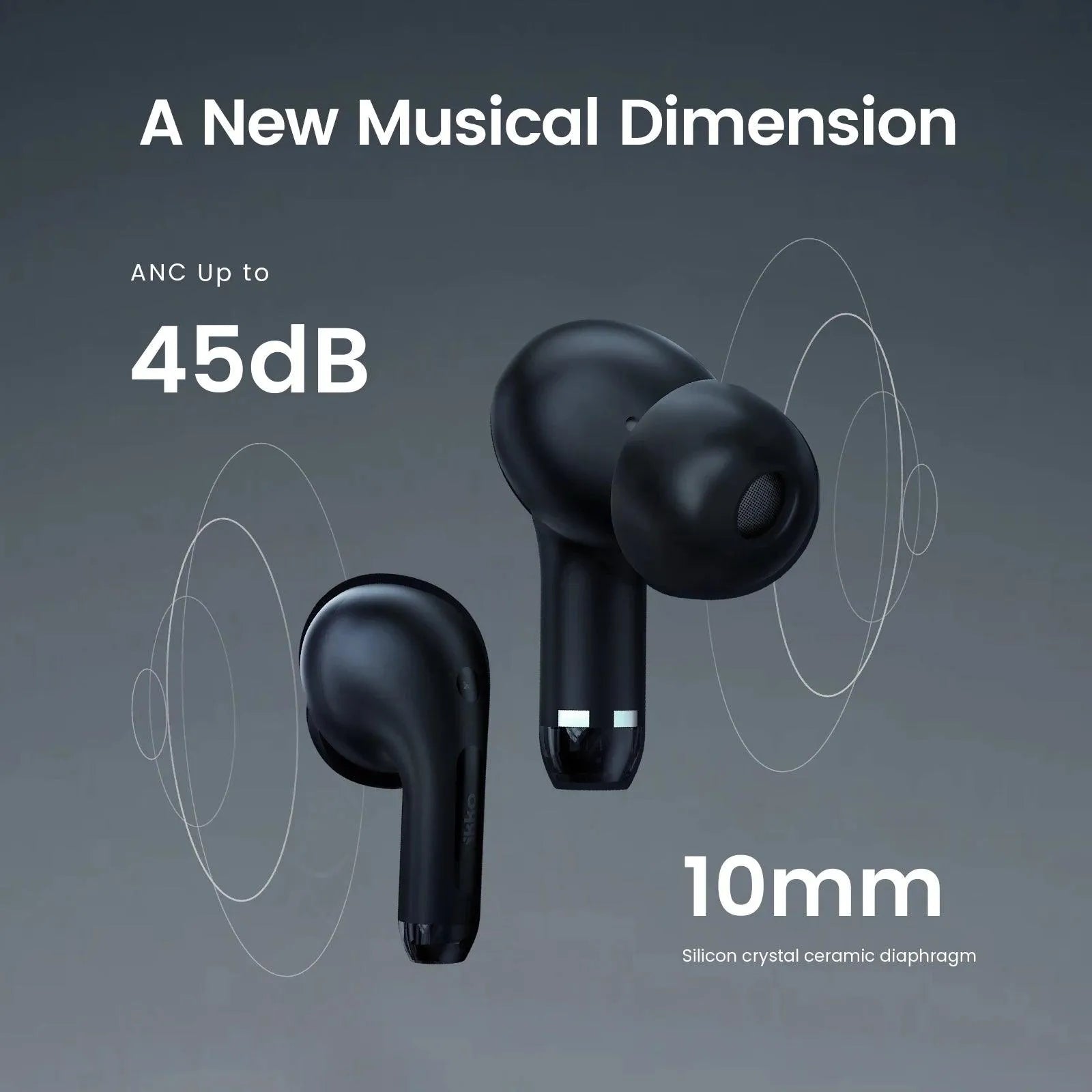 iKKO World's First AI Active TWS Earbuds - Bear Hugs