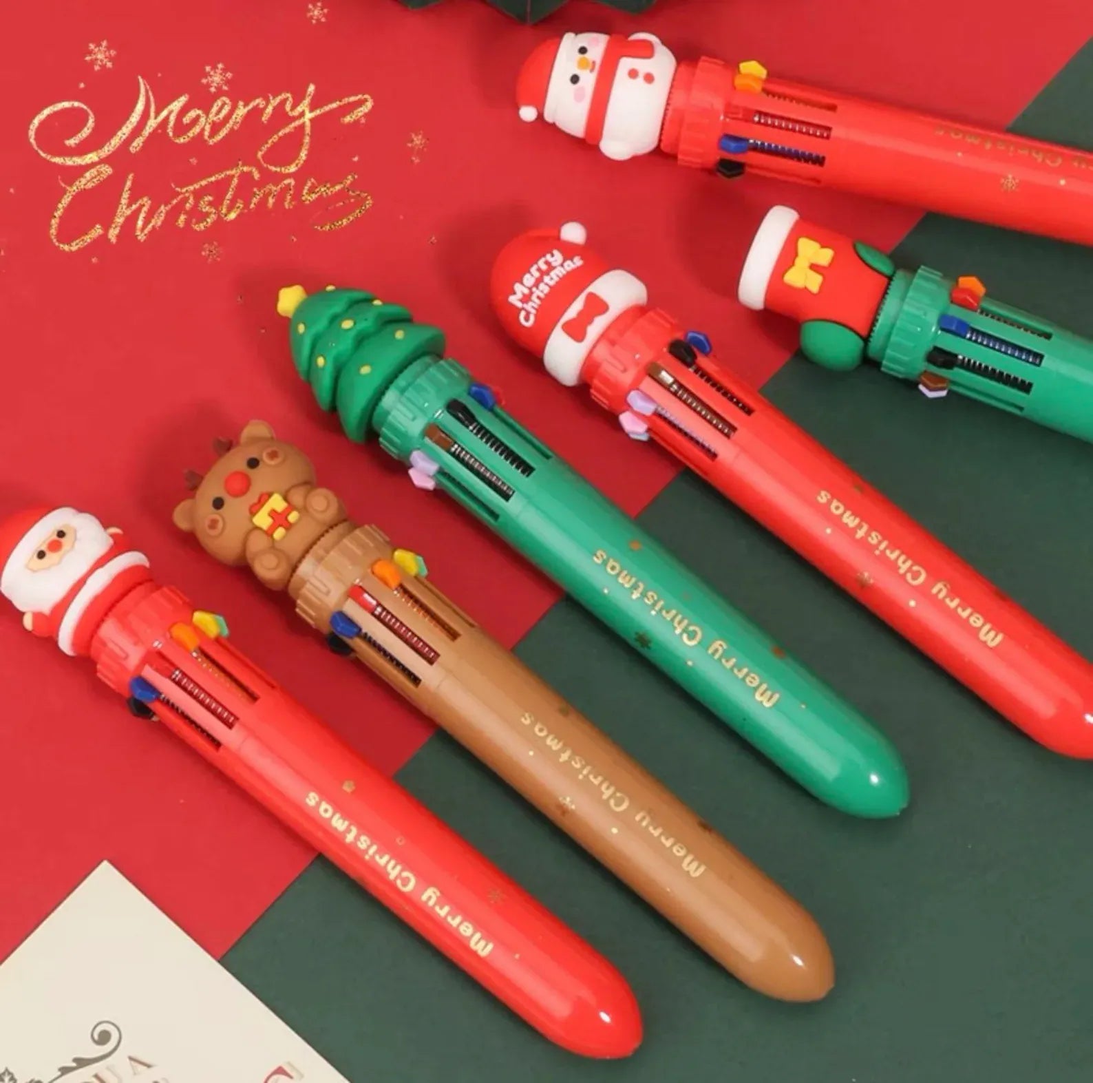 Christmas Theme Multi-Color Pen