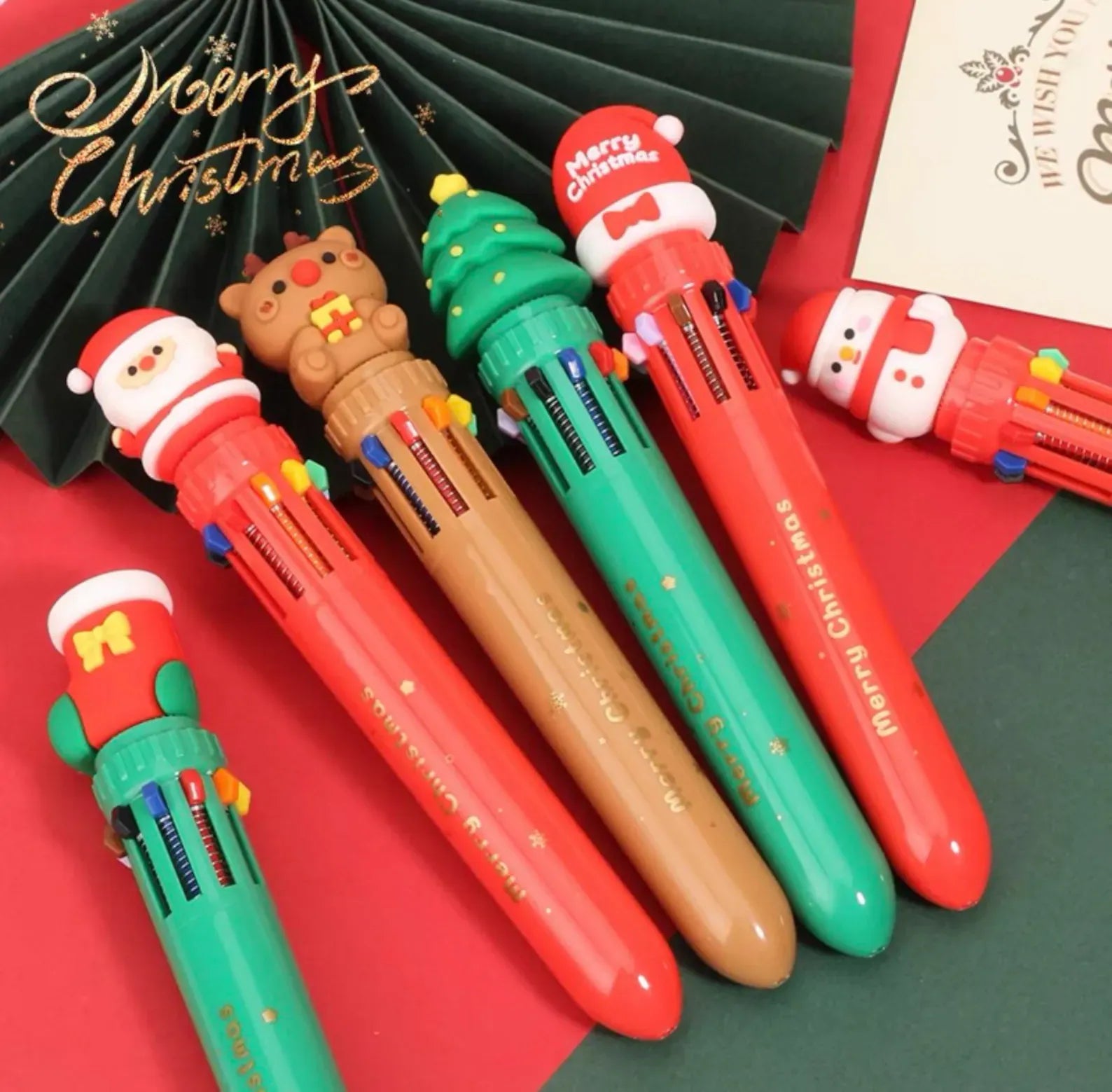 Christmas Theme Multi-Color Pen