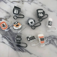 Brewtiful Coffee Themed Straw Toppers For 30 oz/40 oz Tumblers