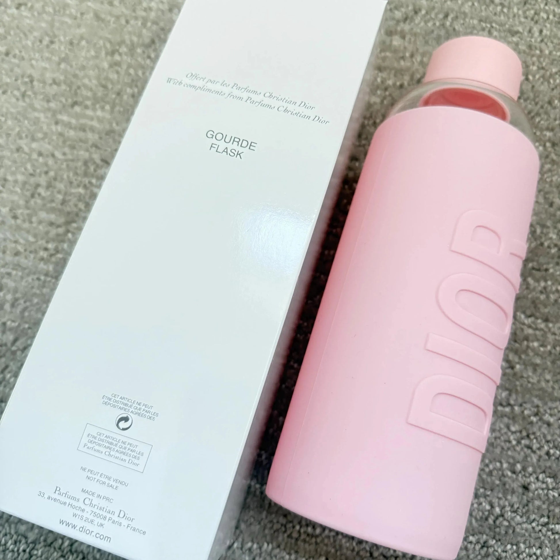 Vintage D Luxe Pink Water Bottle (550 ml)