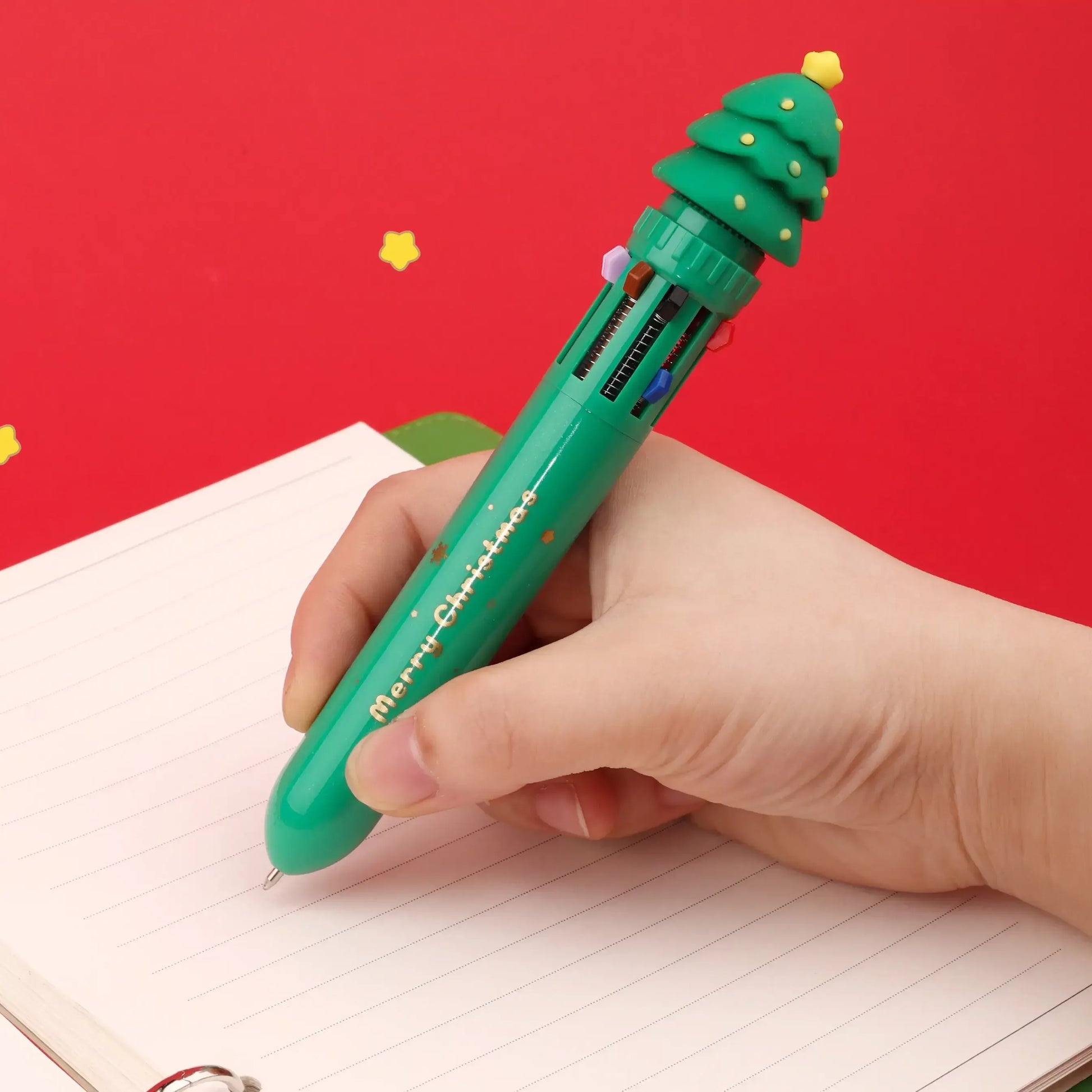 Christmas Theme Multi-Color Pen