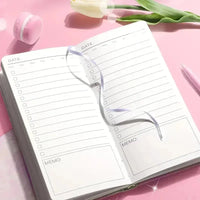 Gradient Flower Planner Notebook