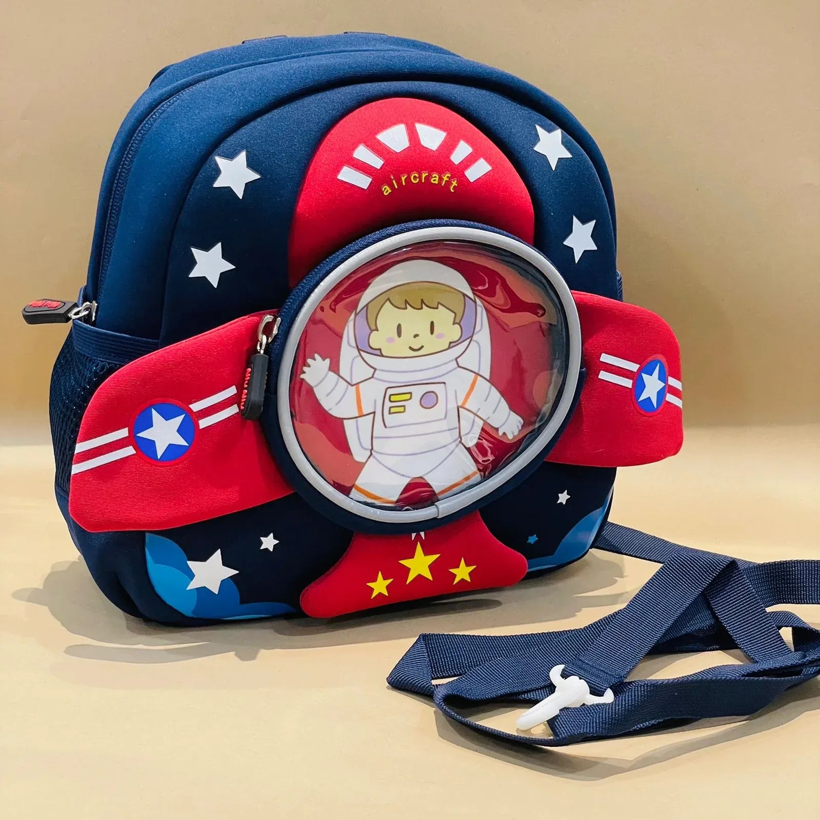 3D Spacecraft Kids Backpack