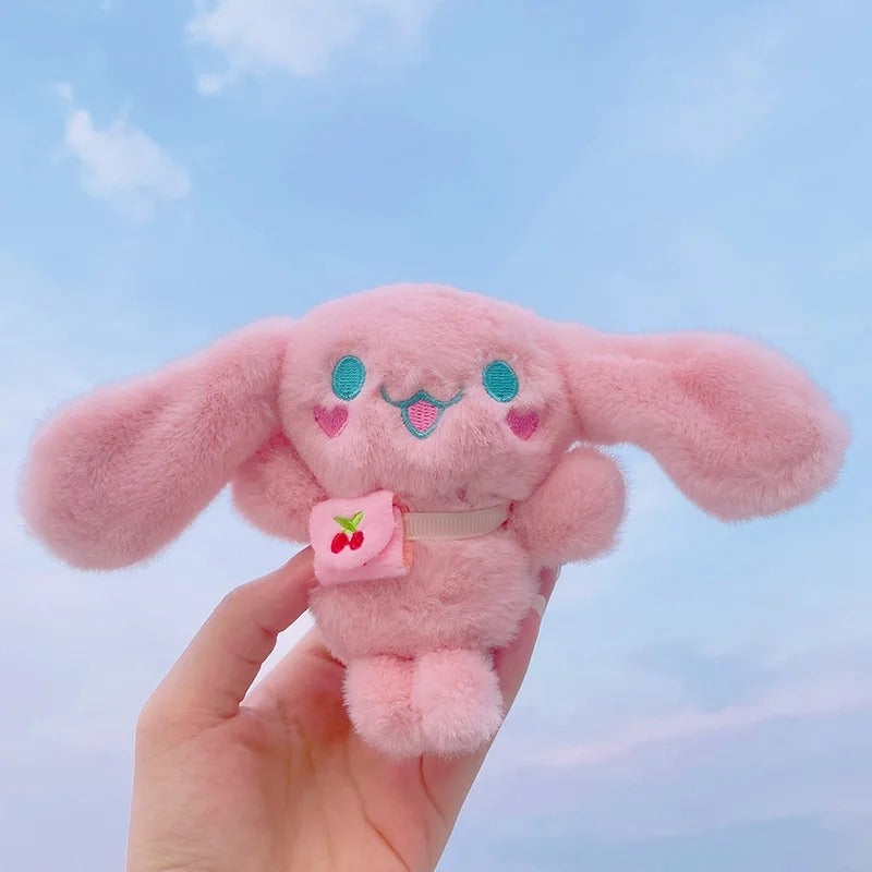 Cherry Blossom Cinnamoroll Plush Keychain
