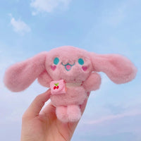 Cherry Blossom Cinnamoroll Plush Keychain