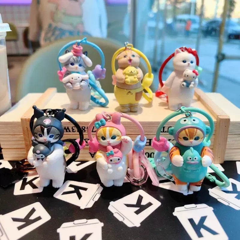 Mofusand x Sanrio Feline Luxe Keychain