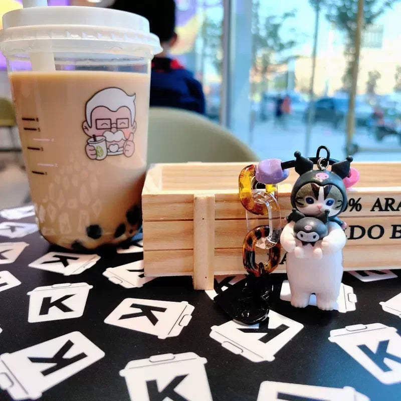 Mofusand x Sanrio Feline Luxe Keychain