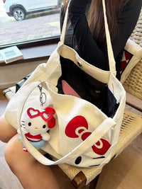 Hello Kitty Canvas Luxe Tote Bag
