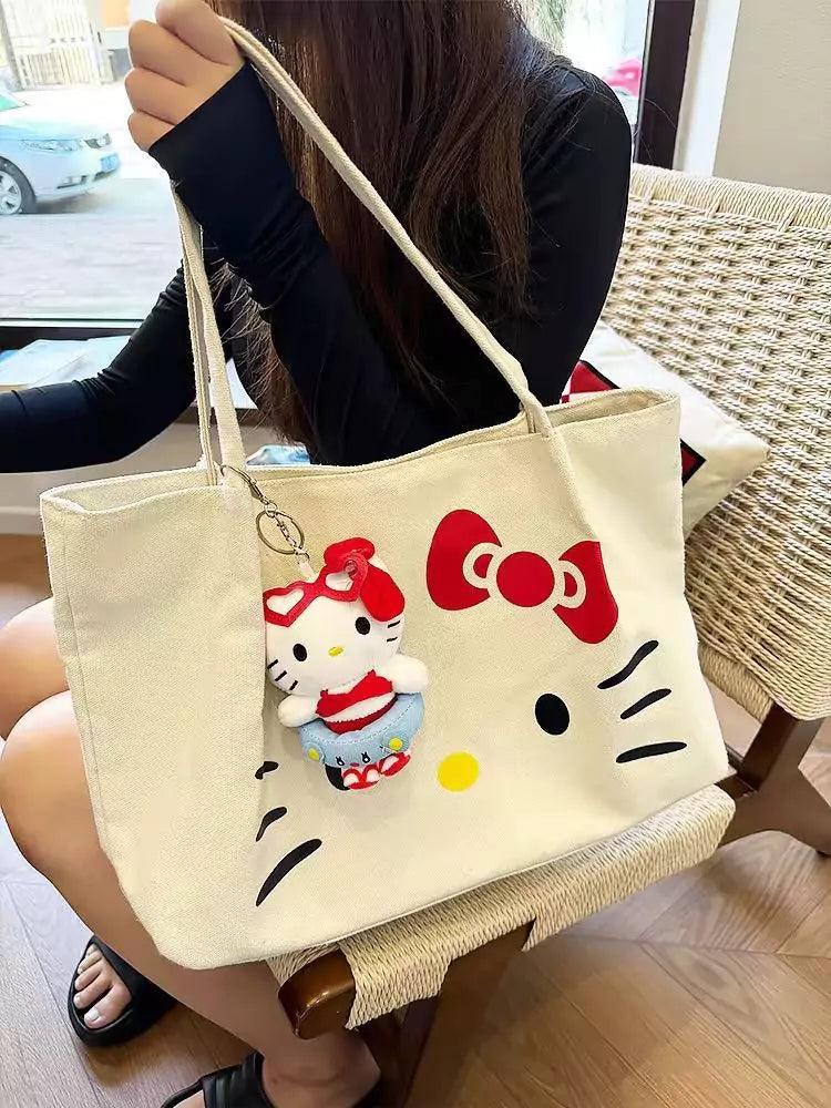 Hello Kitty Canvas Luxe Tote Bag