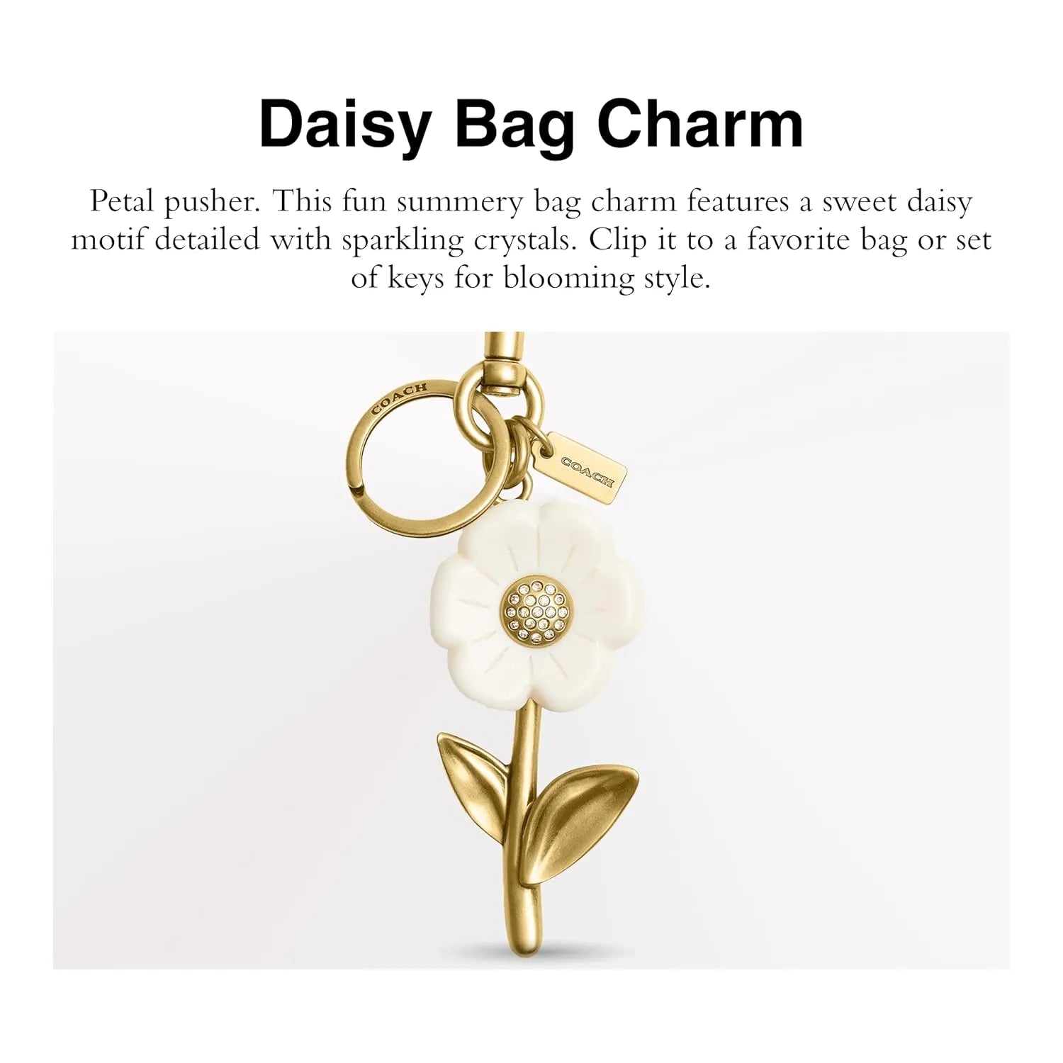 Trainer Luxe TS I Turned Pretty Daisy Bag Charm