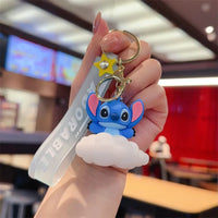 Dreamy Characters Cloud LED Keychain