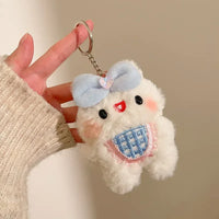 Fluff Force Rabbit Plush Keychain
