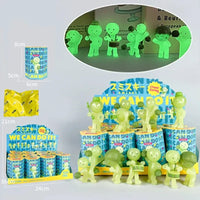 Smiski We Can Do It Glow in the Dark Figurines