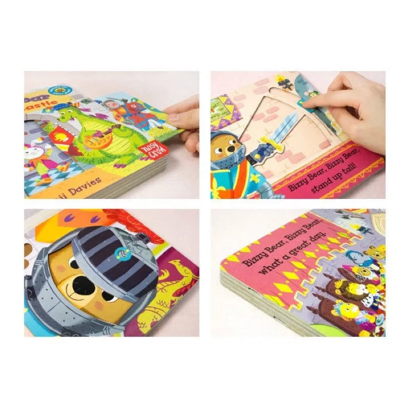 Bizzy Bear Interactive Push-Pull Board Book Collection