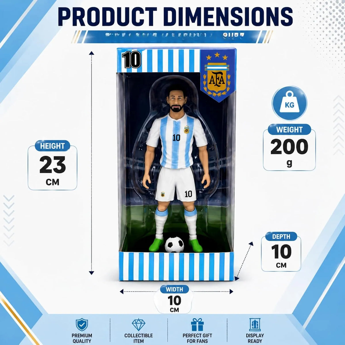 Messi Elite Striker Figure (20 cm)