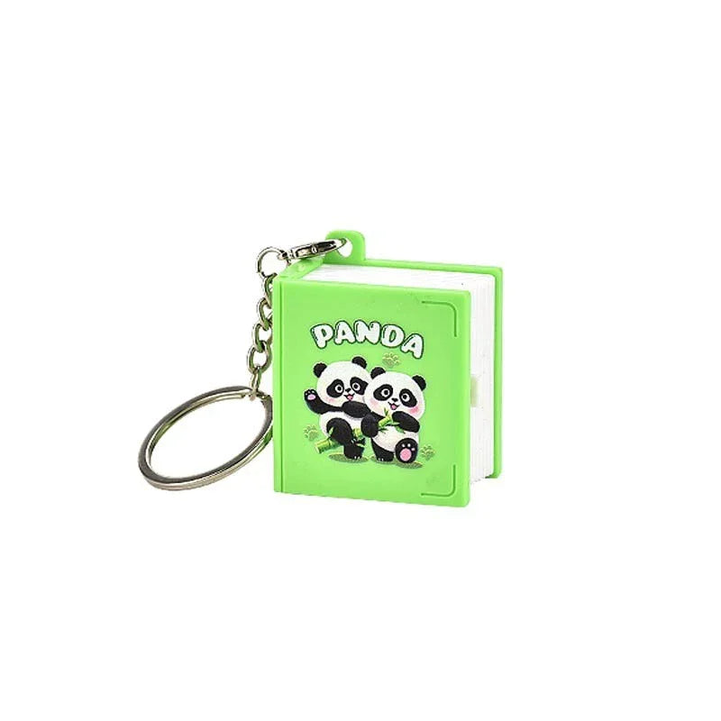 Pop-up Panda 3D Folding Book Keychain