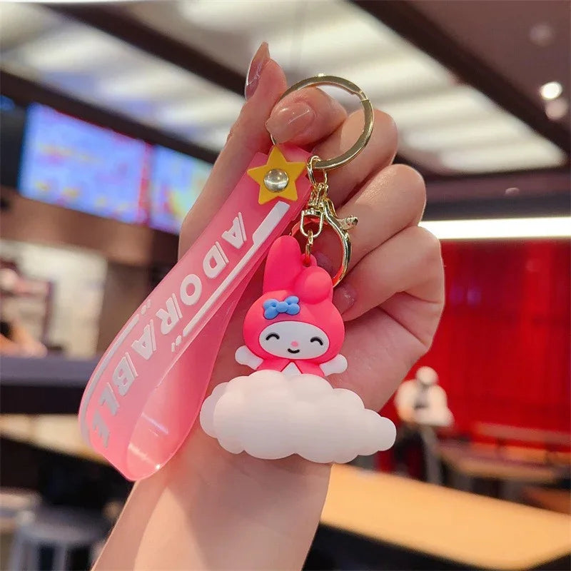Dreamy Characters Cloud LED Keychain