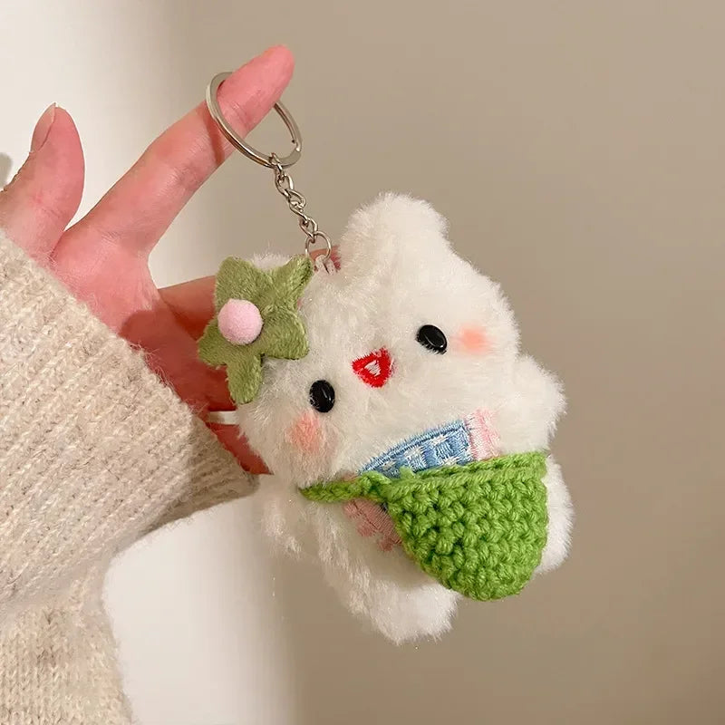 Fluff Force Rabbit Plush Keychain